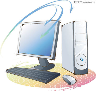 数字时代的卡通奇趣 日韩盛典图库中的计算机物件魅力